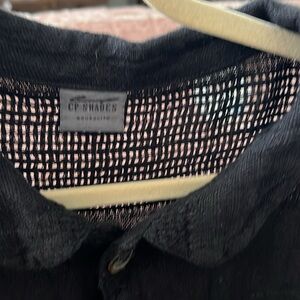 CP Shades black Button-Up jacket